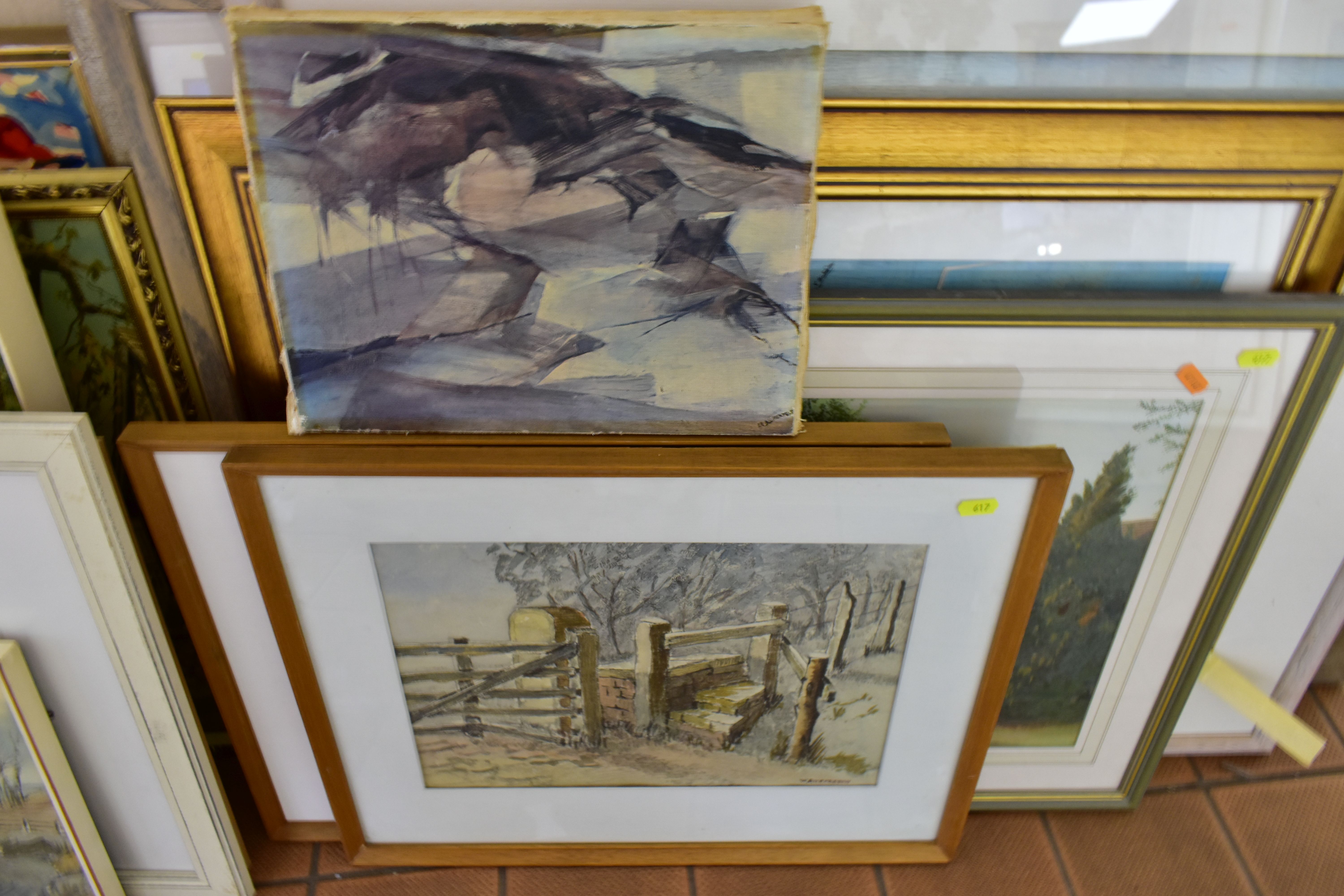 A COLLECTION OF LATER 20TH CENTURY PAINTINGS AND PRINTS ETC, to include E Richardson 'Ardington - Bild 2 aus 3