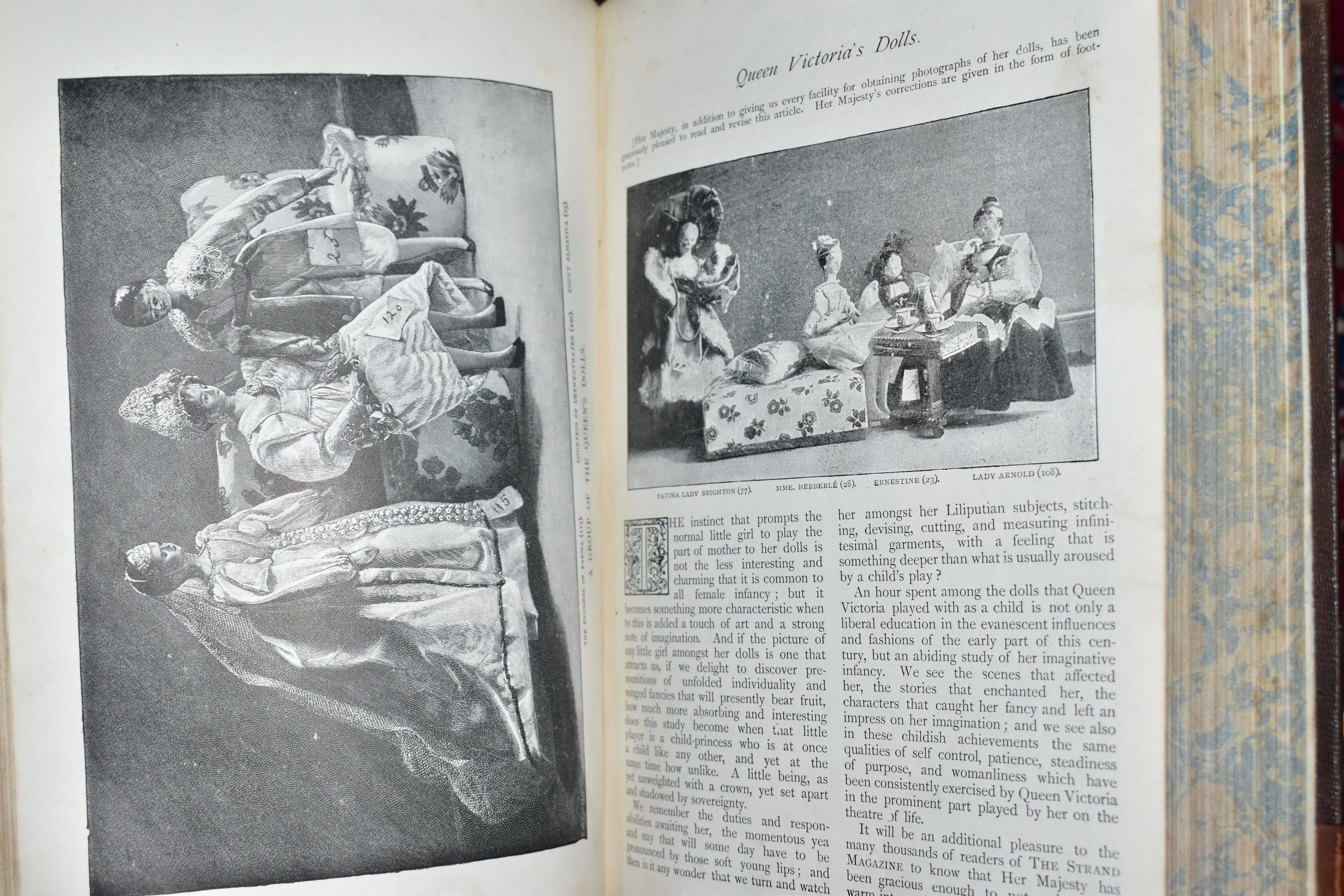 THE STRAND MAGAZINE, three leather bound volumes of 'The Strand' magazine, vols 2, 3, 4, 1891 - 1892 - Bild 3 aus 3