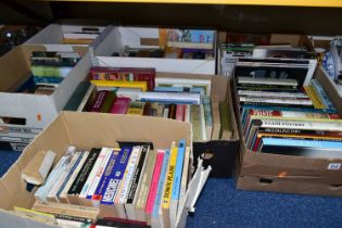 BOOKS & EPHEMERA, seven boxes containing approximately 180-190 titles in hardback and paperback