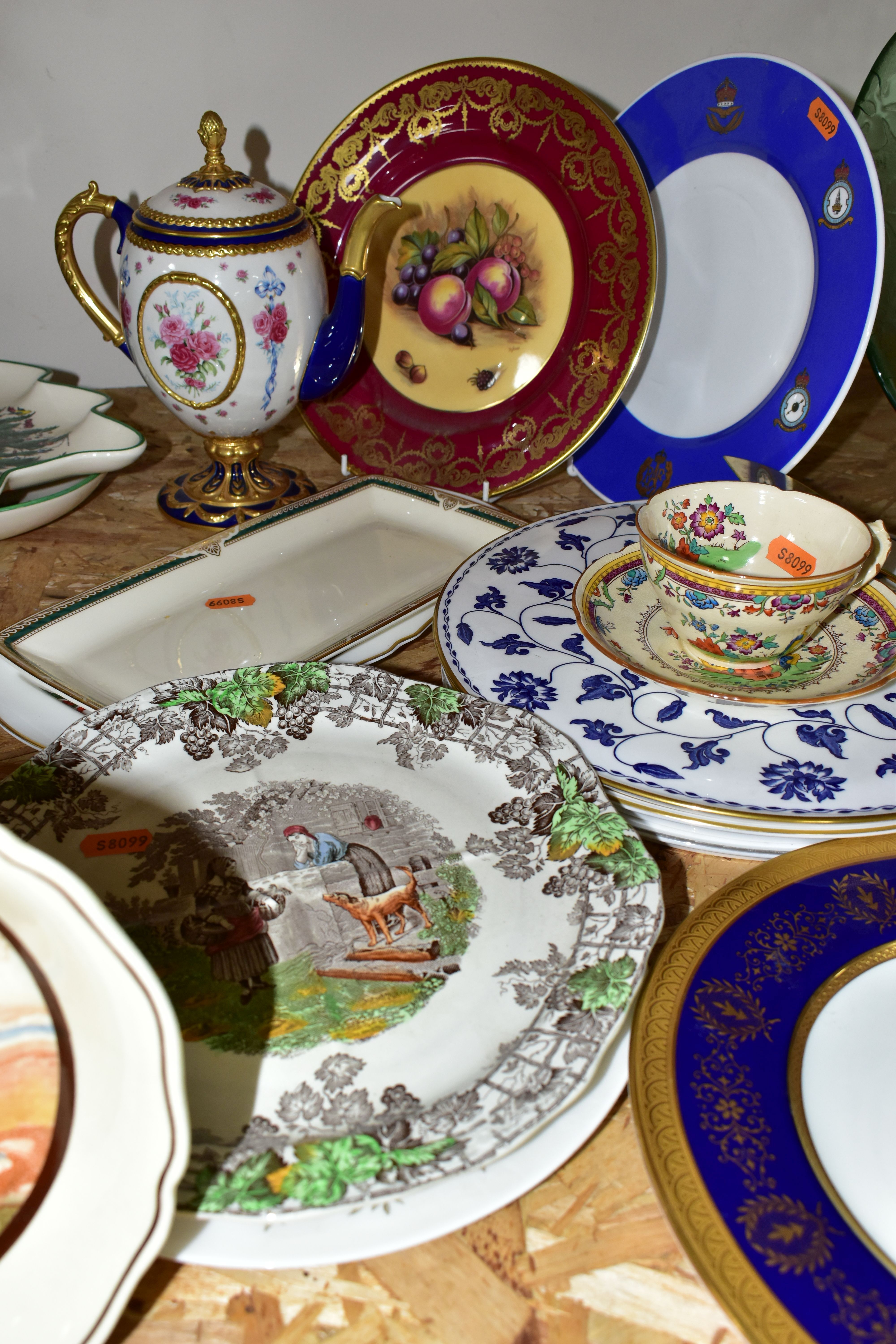 A COLLECTION OF CERAMICS AND MISCELLANEOUS DINNERWARE, comprising a Spode limited edition plate - Image 2 of 8