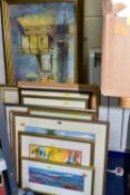 A COLLECTION OF LATE 20TH / EARLY 21ST CENTURY PAINTINGS, comprising of a Brian Cracknell oil on