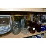 A QUANTITY OF CONTEMPORARY VASES, MIRRORS, FRAMED PRINTS AND SUNDRY HOMEWARES, many as new, to