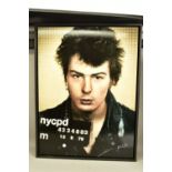 NICK HOLDSWORTH (BRITISH CONTEMPORARY) 'SID VICIOUS', a pixelated portrait of the Sex Pistols star