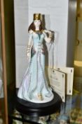 A BOXED COALPORT DELILAH FIGURINE FROM THE FABLED BEAUTIES SERIES, produced for Compton &