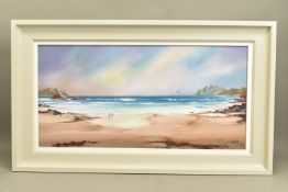 PHILIP GRAY (IRELAND 1959) 'PEACEFUL SHORES', a signed limited edition print depicting a coastal