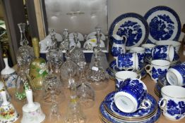 A GROUP OF CERAMICS AND GLASSWARES, comprising a set of six Royal Worcester Torquay pattern coffee