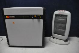 A WESTRA ENVIROMENTAL DRYDAMP DH-30 DEHUMIDIFIER and a Dunelm DNHH halogen heater (both UNTESTED) (