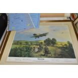 THREE MEMORIAL AIRCRAFT LIMITED EDITION ARTIST SIGNED RICHARD LUCRAFT PRINTS, comprising 'The