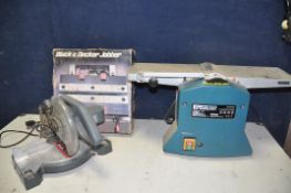 A ERBAUER ERB05BTE 8in THICKNESS PLANER along with a Performance pro mitre saw (both PAT pass and