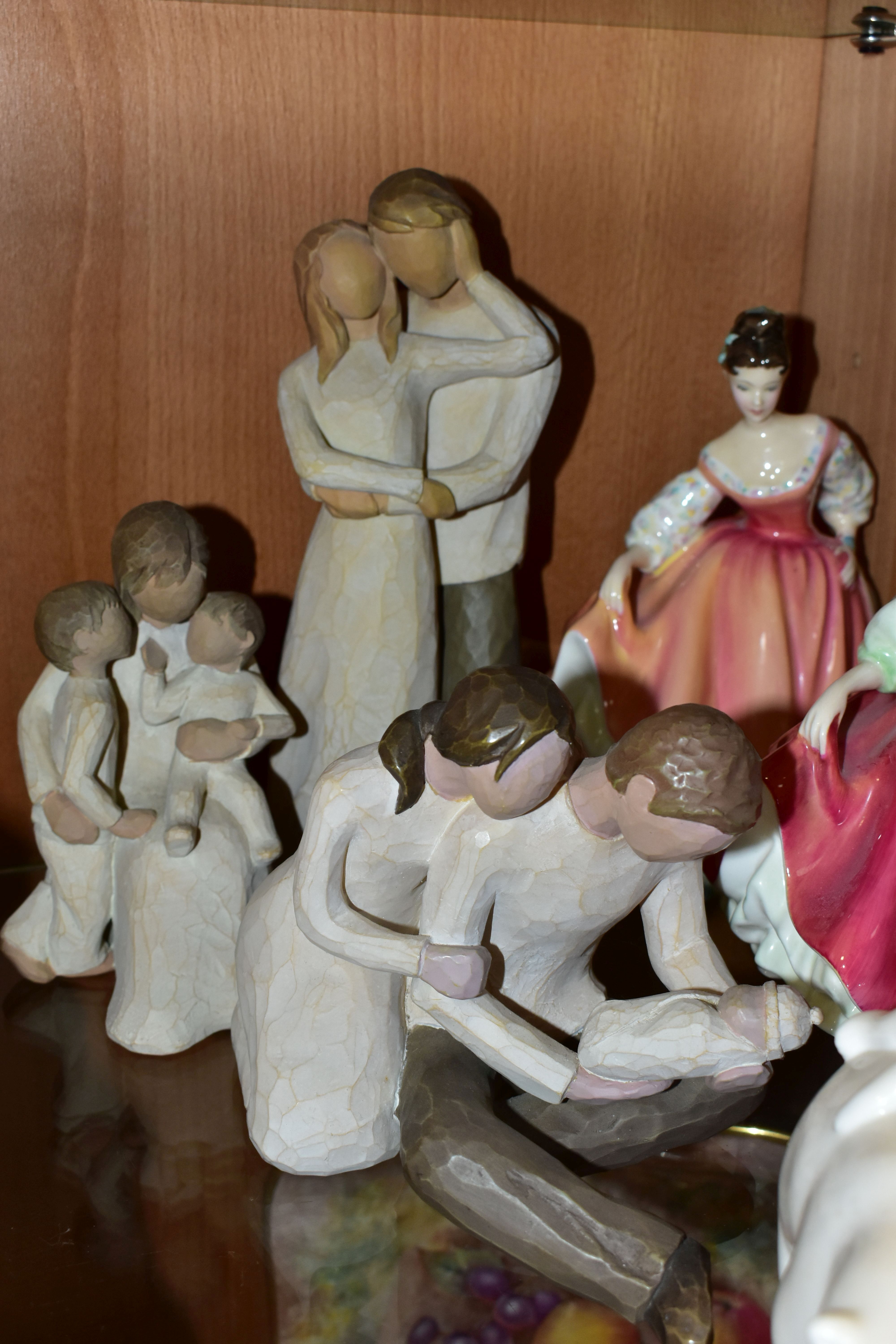 A GROUP OF FIGURINES AND A POLAR BEAR FIGURE, comprising a Coalport Heart to Heart series ' - Image 4 of 5