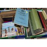 POSTCARDS / PHOTOGRAPHS/STAMPS ETC, two boxes containing approximately 750-800 Postcards and