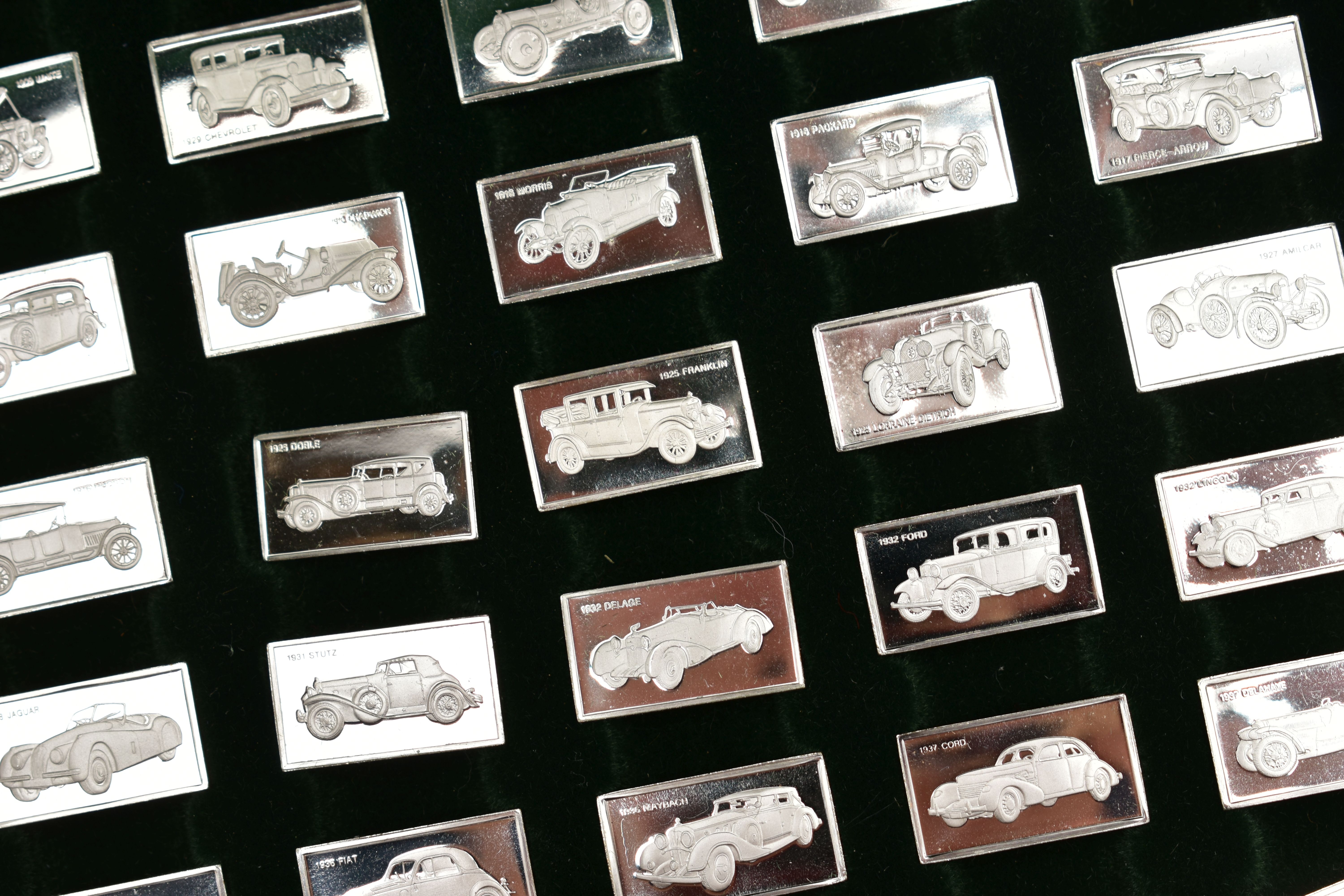 THE 100 GREATEST CARS SILVER MINIATURE COLLECTION, a John Pinches Ltd collection of The 100 Greatest - Image 4 of 4