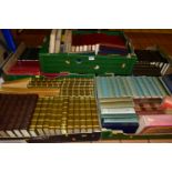 BOOKS, five boxes containing approximately 155 titles in hardback format to include a large