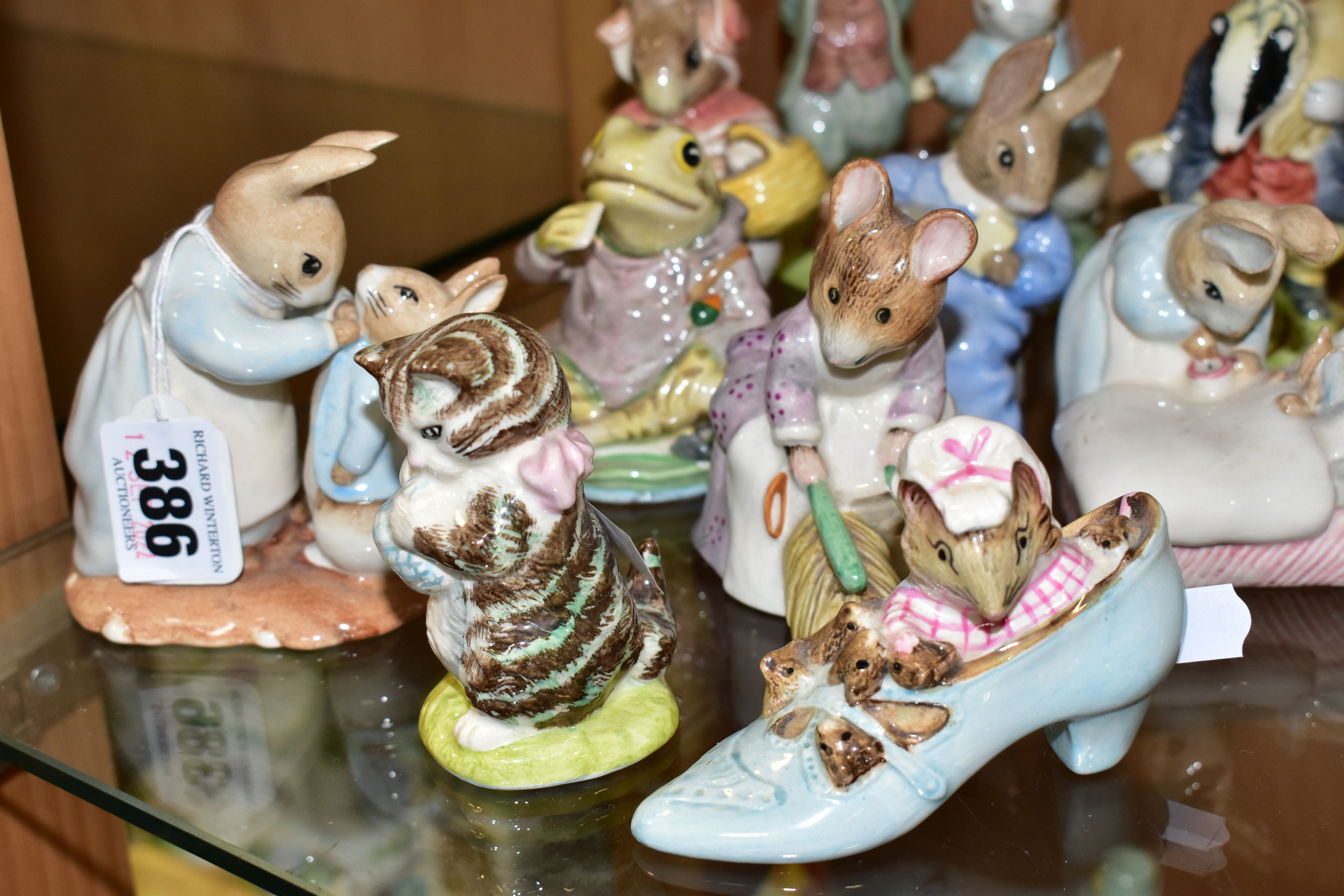 TWELVE ROYAL ALBERT BEATRIX POTTER FIGURES, comprising Peter Rabbit (marked as second quality), - Image 4 of 5