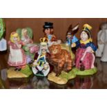 FIVE BESWICK/ROYAL DOULTON BESWICK WARE ALICE IN WONDERLAND FIGURES, comprising Beswick Ware limited