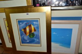 THREE ADAM BARSBY LIMITED EDITION PRINTS, comprising 'Dreams of the Ocean', no.50/500, 'Free as a
