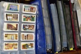 CIGARETTE CARDS in six albums to include approximately 300 full and partially full sheets of