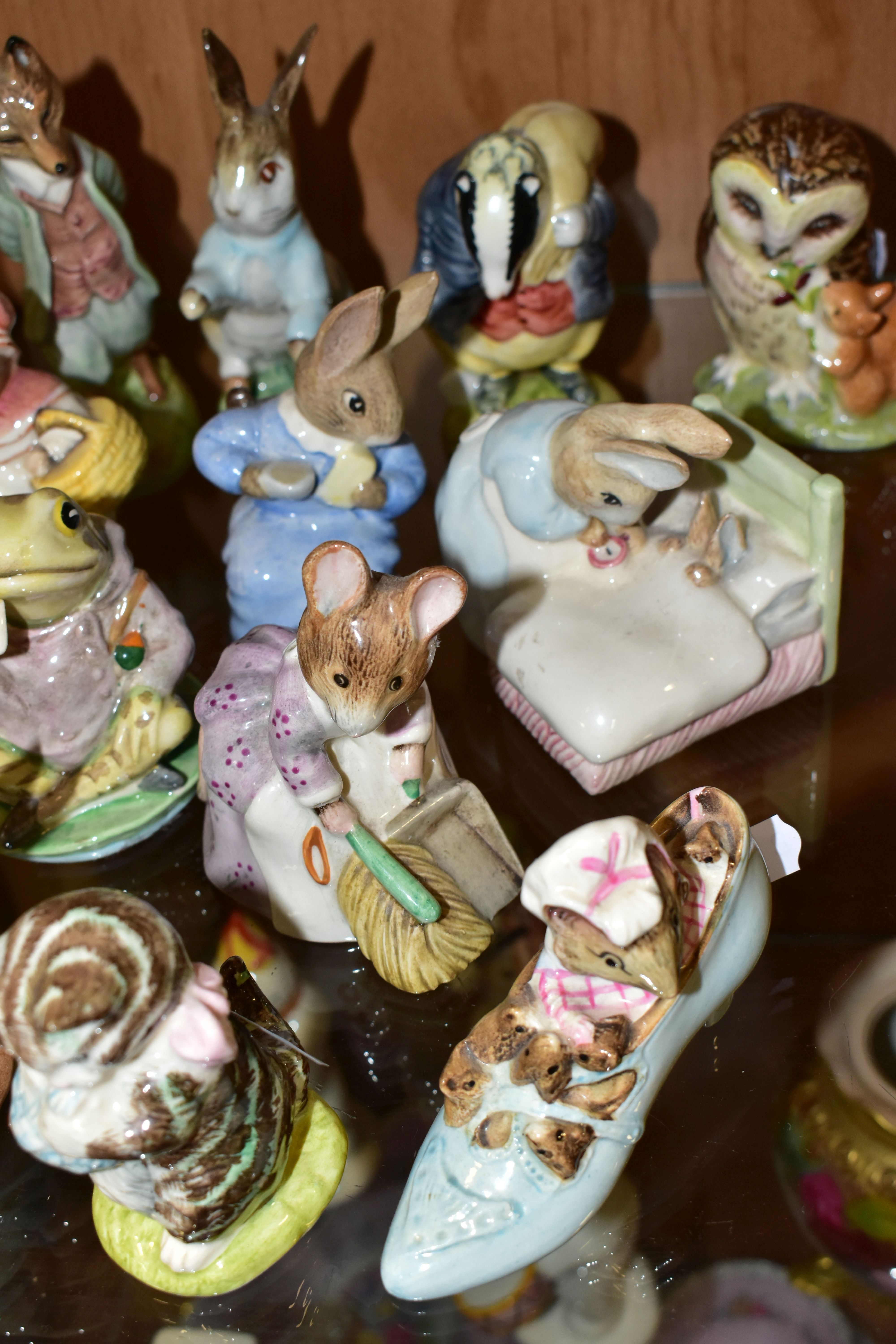 TWELVE ROYAL ALBERT BEATRIX POTTER FIGURES, comprising Peter Rabbit (marked as second quality), - Image 2 of 5