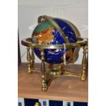 A MODERN TABLE GLOBE, probably dating from early this century due to country names, countries