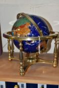 A MODERN TABLE GLOBE, probably dating from early this century due to country names, countries