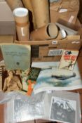 A GROUP OF UNFRAMED AVIATION PRINTS AND OTHER RAF EPHEMERA, ETC, including an Air Ministry '