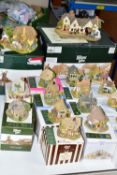 SEVENTEEN BOXED LILLIPUT LANE SCULPTURES, all with deeds, comprising limited edition The Old Sun Inn