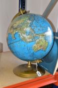 A 'GEORGE F. CRAM' GLOBE 1981 , with activity handbook, height 40cm (1)