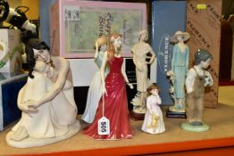 SEVEN BOXED FIGURINES, comprising Royal Doulton: Pretty Ladies Emma HN4922, Daddy's Girl HN3435, and