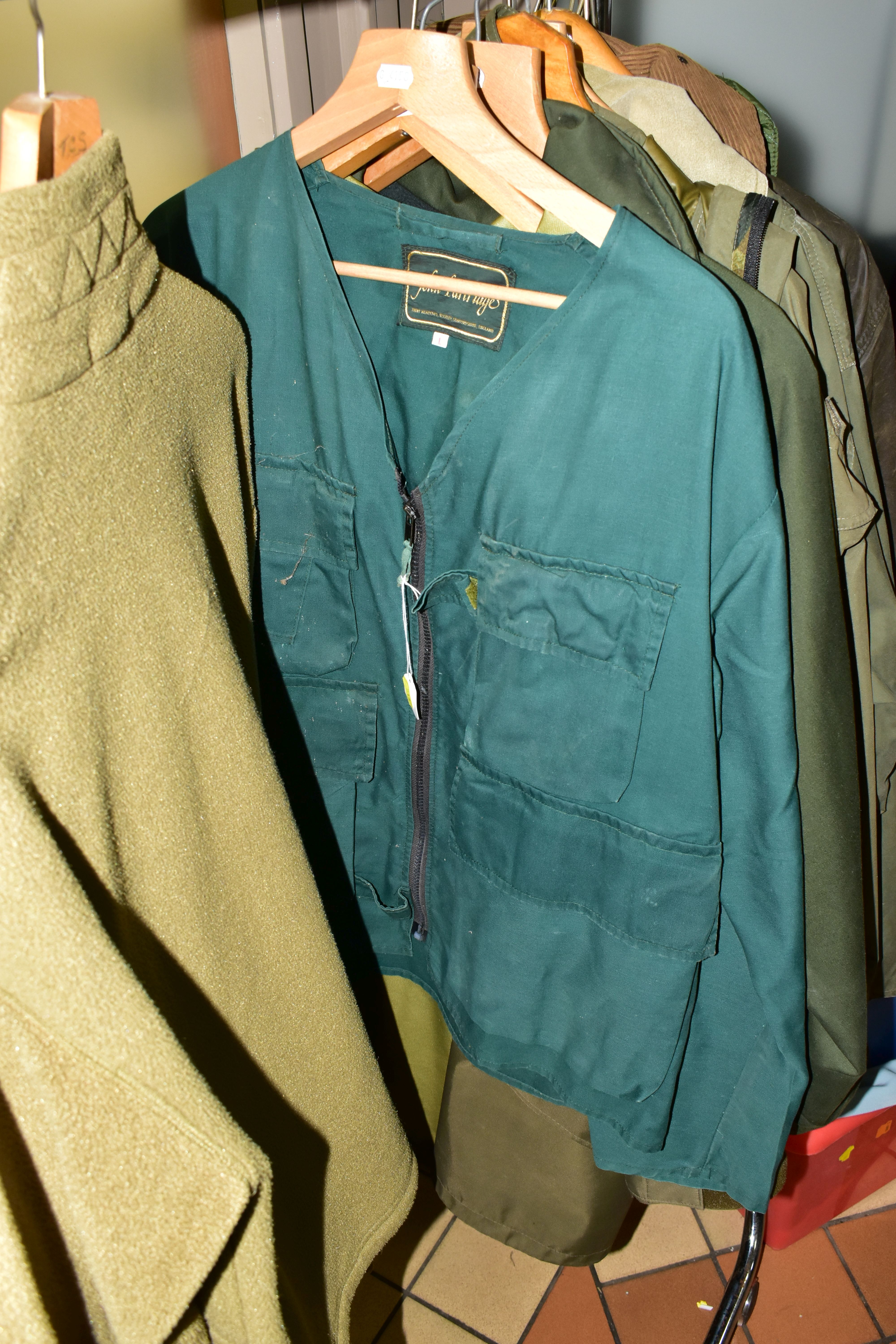 A RAIL OF TEN OUTDOOR/WATERPROOF GENTLEMEN'S JACKETS, comprising a Barbour 'Border' jacket men's - Image 3 of 8