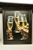 FABIAN PEREZ (ARGENTINA 1967) 'BRINDIS CON CHAMPAGNE / TOAST WITH CHAMPAGNE', a signed limited