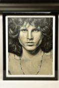PETE HUMPHREYS (BRITISH CONTEMPORARY) 'JIM MORRISON', a portrait of the Doors frontman, signed