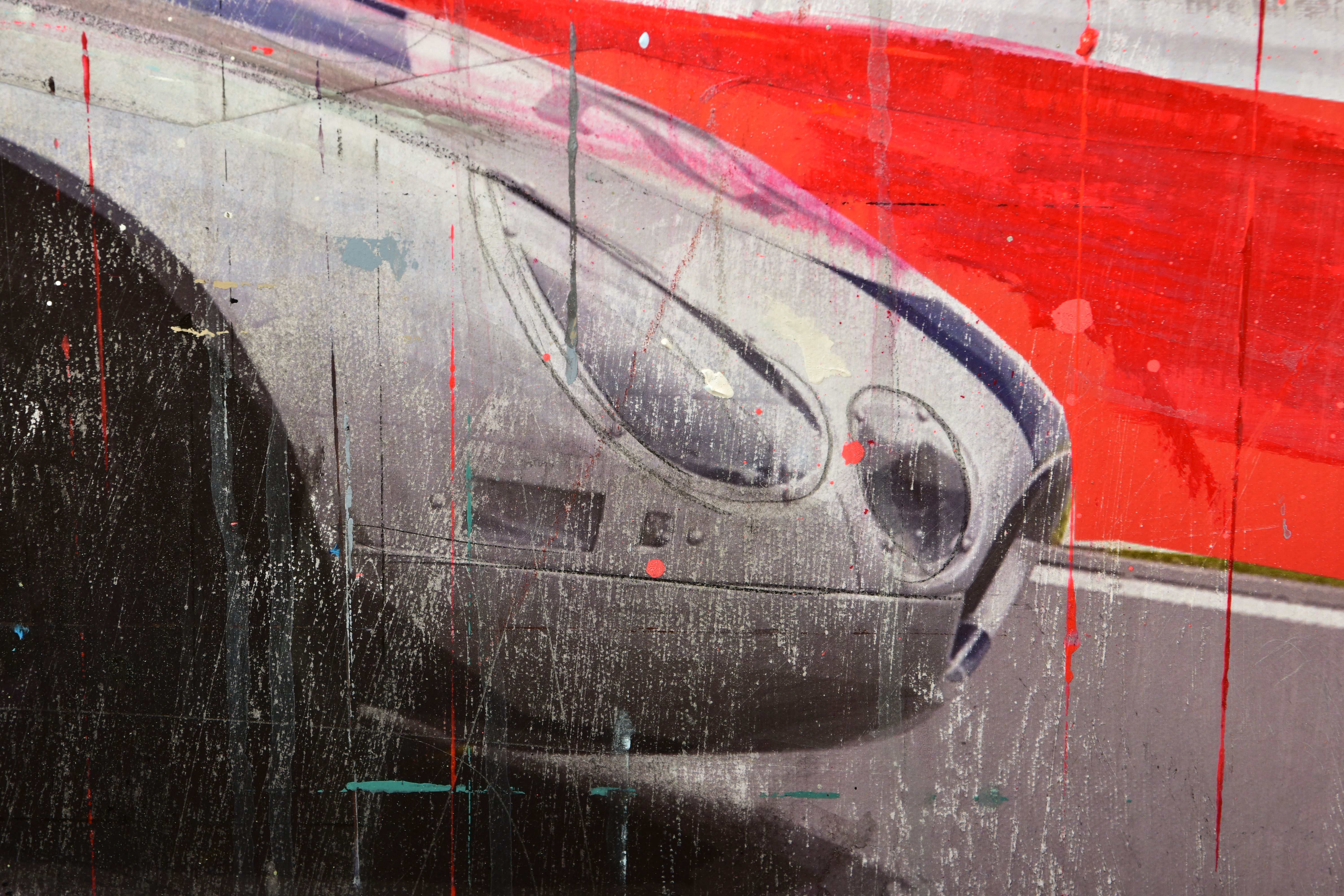 MARKUS HAUB (GERMAN 1972) 'JAGUAR E-TYPE II', a contemporary study of a Malcom Sayer Low Drag Coupe, - Image 5 of 10