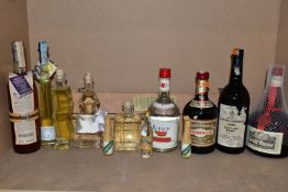 ALCOHOL, a mixed collection to include one Gould Campbell Vintage Port 1983, one Basil Hayden's