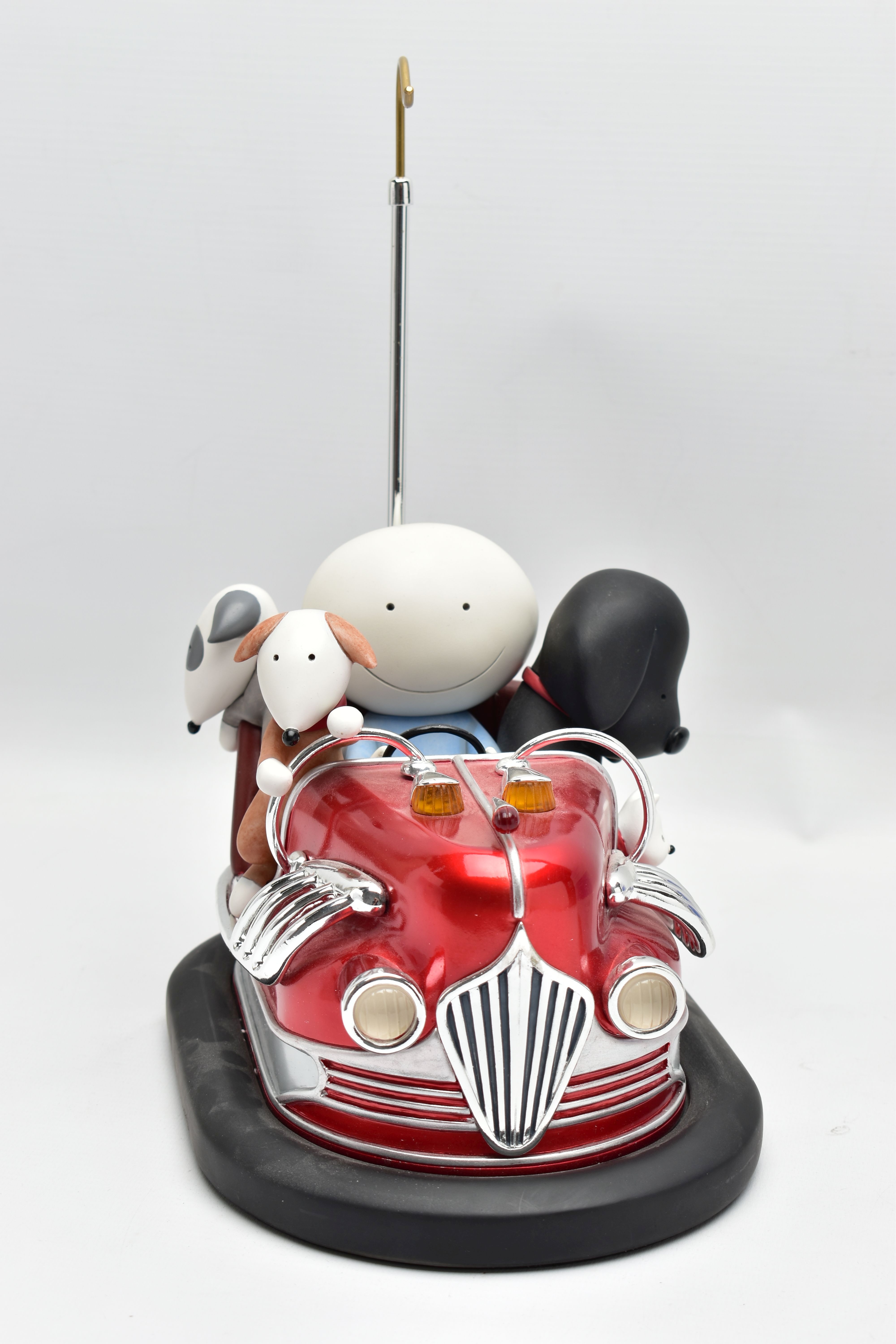 DOUG HYDE (BRITISH 1972) 'FORMULA FUN', an artist proof sculpture depicting a boy and his dogs in - Image 2 of 6