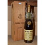 COGNAC, one bottle CHATEAU PAULET, Very Old Cognac, selected from the oldest cognacs ageing in the