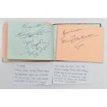 THE BEATLES AUTOGRAPHS, a personal autograph book containing the signatures of JOHN LENNON, GEORGE