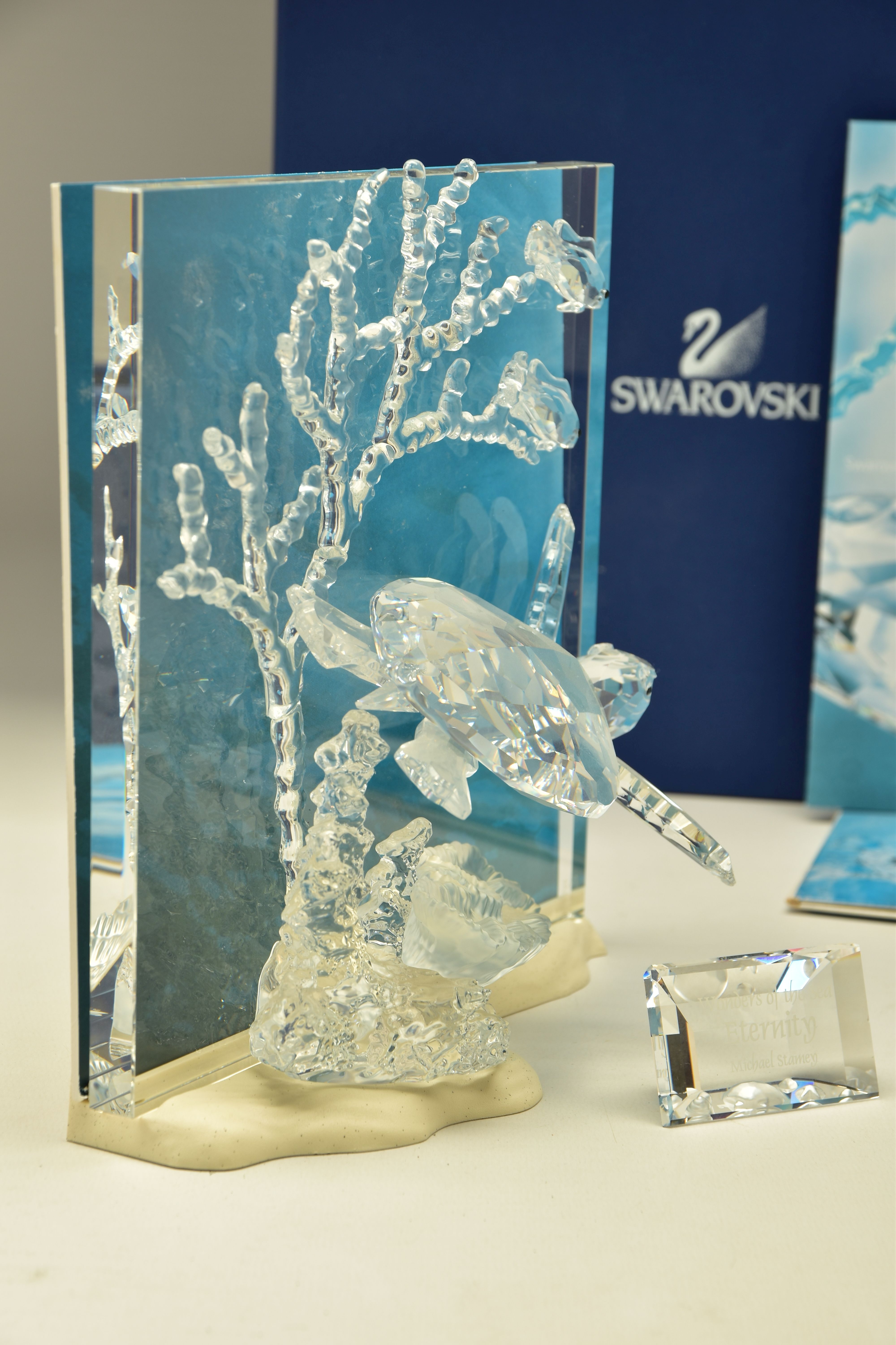 A BOXED SWAROVSKI CRYSTAL SOCIETY DIORAMA, SECOND PIECE OF THE TRILOGY WONDERS OF THE SEA - ETERNITY - Image 3 of 5