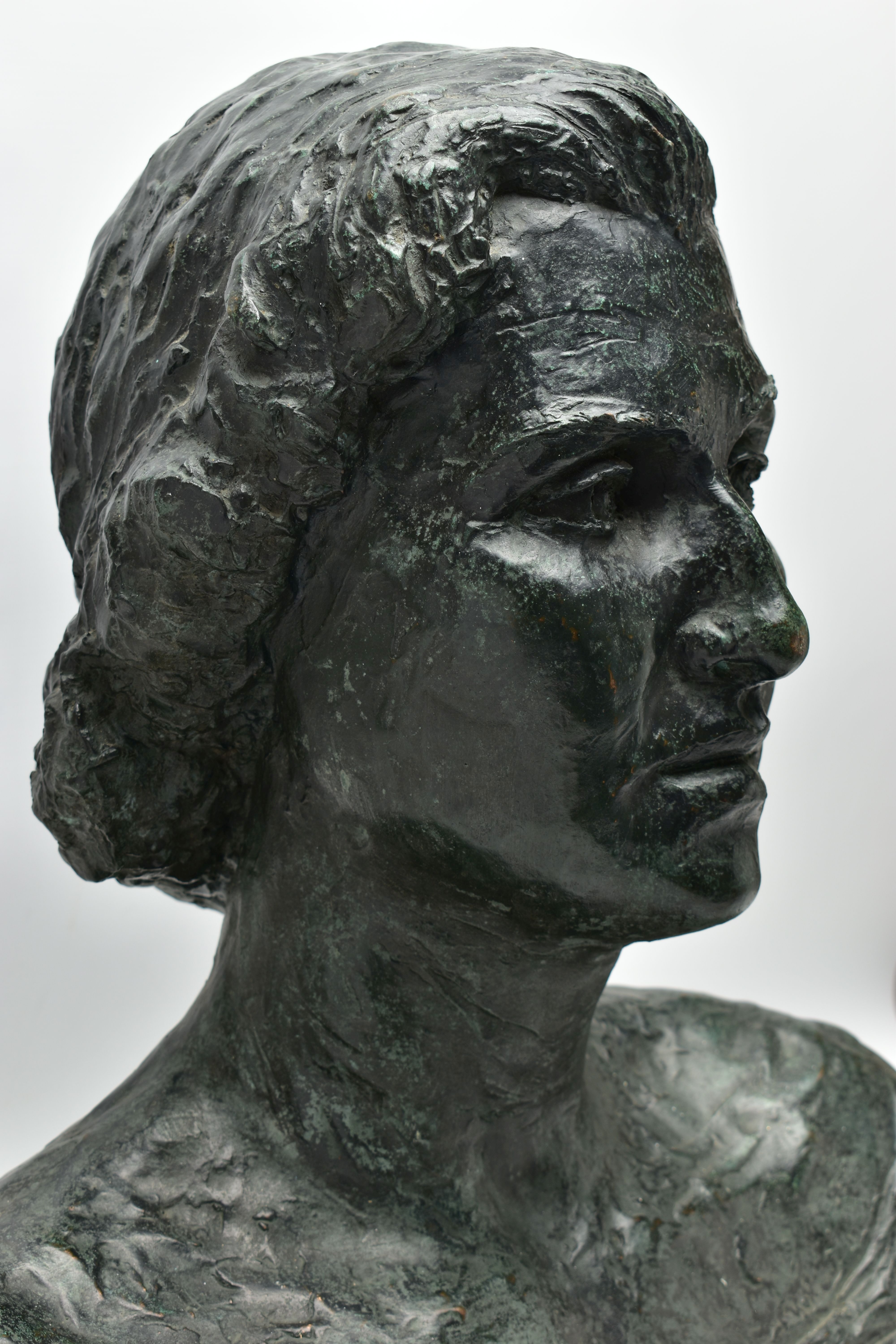 FIORE DE HENRIQUEZ (ITALIAN / BRITISH 1921-2004) PORTRAIT OF LADY LUISA ABRAHAMS, a head and - Image 4 of 12