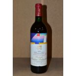 CHATEAU MOUTON ROTHSCHILD 1984, 1er cru classe, cette bouteille porte le no. 004,691, fill level