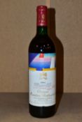 CHATEAU MOUTON ROTHSCHILD 1984, 1er cru classe, cette bouteille porte le no. 004,691, fill level