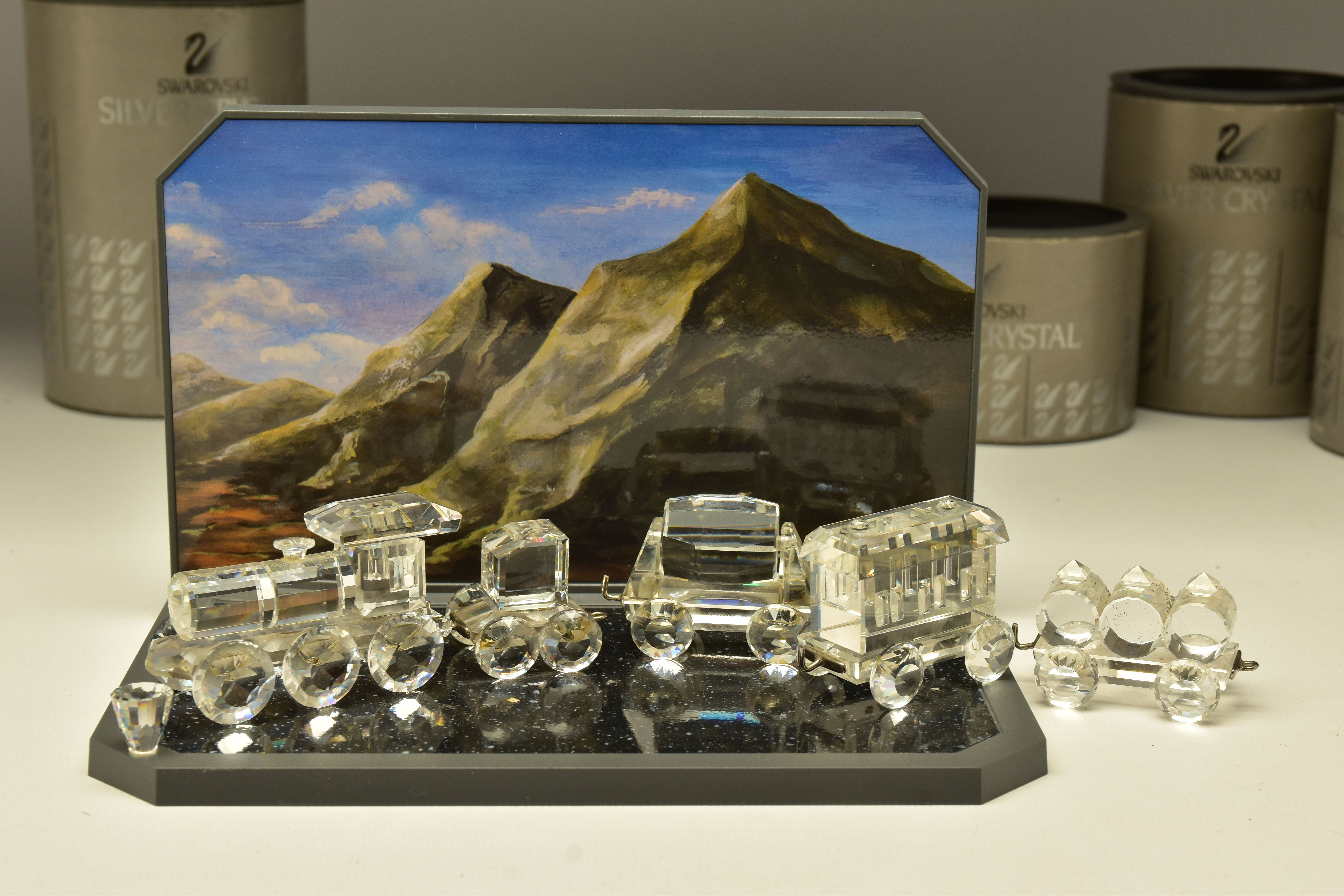 SWAROVSKI CRYSTAL EXPRESS TRAIN FROM WHEN WE WERE YOUNG SERIES, comprising boxed Locomotive (015145)