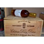 WINE, twelve bottles in original wood case of CHATEAU DOISY DAENE SAUTERNES 2001 CRU CLASSE EN 1855,