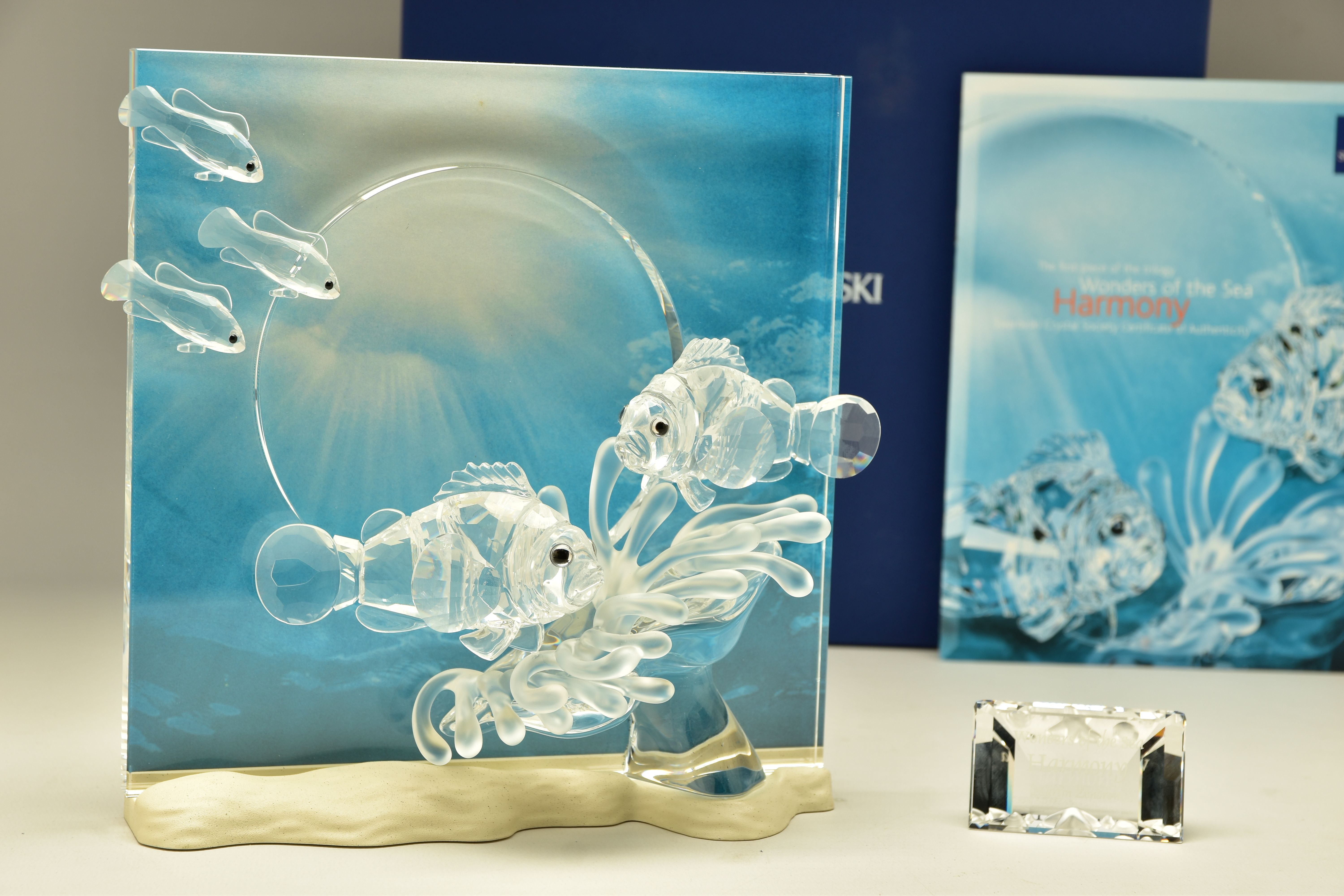 A BOXED SWAROVSKI CRYSTAL SOCIETY DIORAMA, FIRST PIECE OF THE TRILOGY WONDERS OF THE SEA - - Image 2 of 5