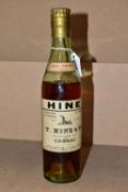 COGNAC, one bottle of Hine Grande Champagne Cognac 1914, 70% Proof, fill level 10.5cm from top, seal