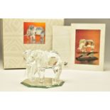 A BOXED SWAROVSKI COLLECTORS SOCIETY INSPIRATION AFRICA FIGURE - ELEPHANT 1993, (169970) designed by