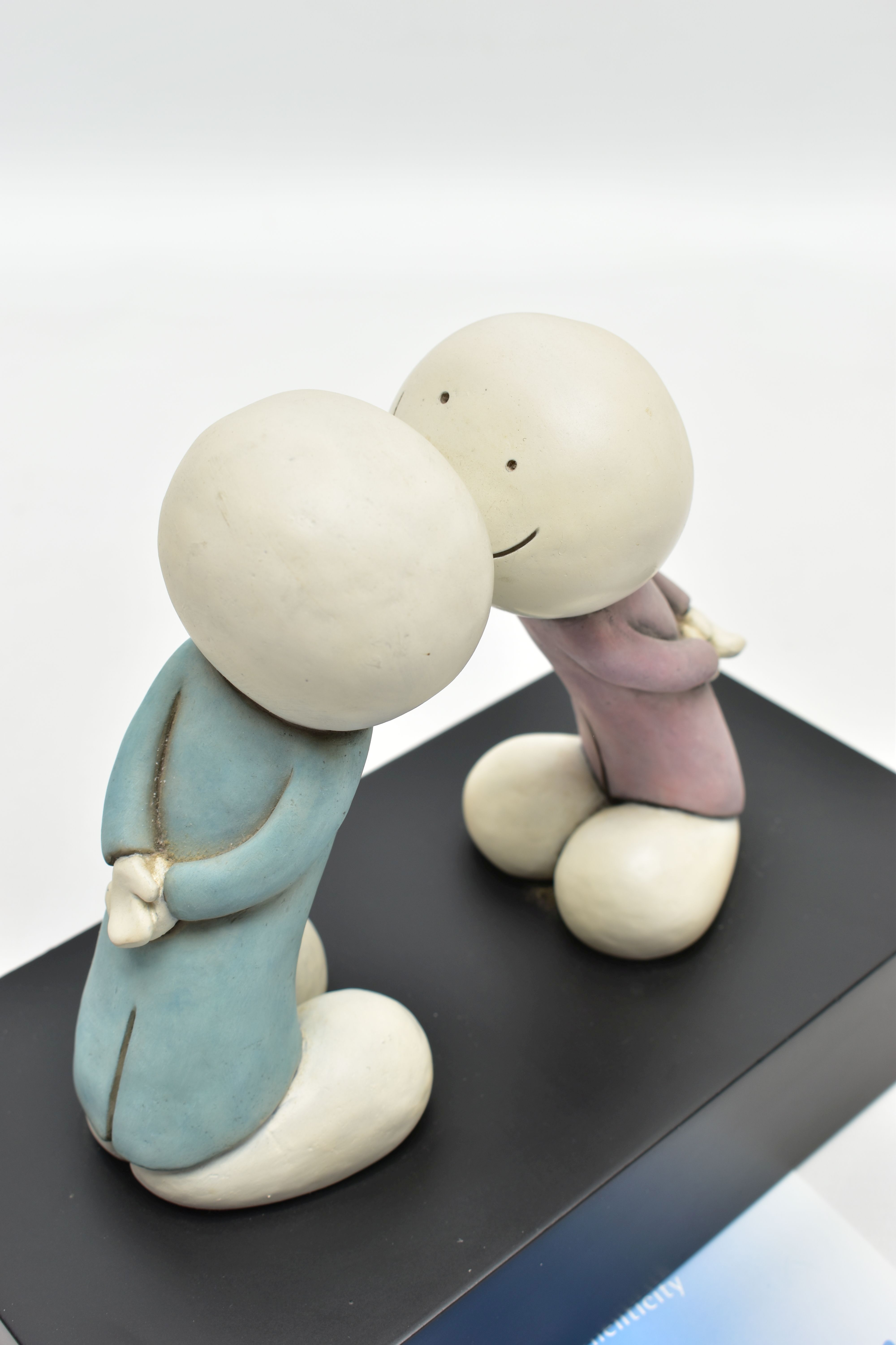 DOUG HYDE (BRITISH 1972) 'FIRST DATE', a limited edition sculpture depicting two figures leaning - Image 6 of 8