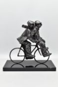 GEORGE SOMERVILLE (SCOTTISH 1947) 'BOYS WILL BE BOYS', a limited edition aluminium sculpture