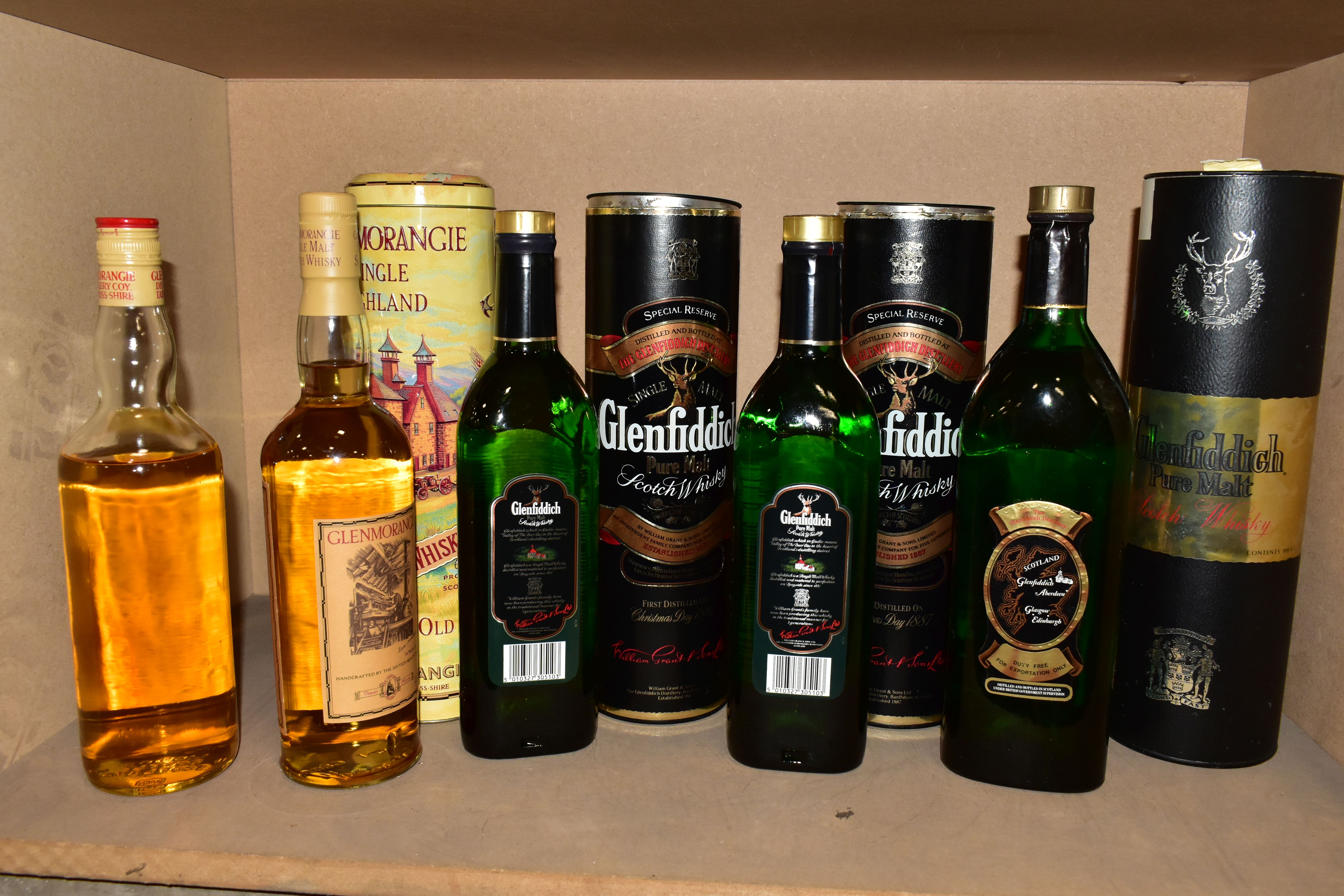 SINGLE MALT, five bottles of Single Malt comprising one bottle of GLENMORANGIE 10 year old Single - Bild 4 aus 4