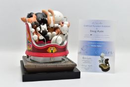 DOUG HYDE (BRITISH 1972)'FANCY A SPIN', a limited edition sculpture depicting a figure and animals