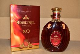 COGNAC, one bottle of MAXIME TRIJOL XO Cognac, 40% vol, 700ml, fill level high shoulder, seal